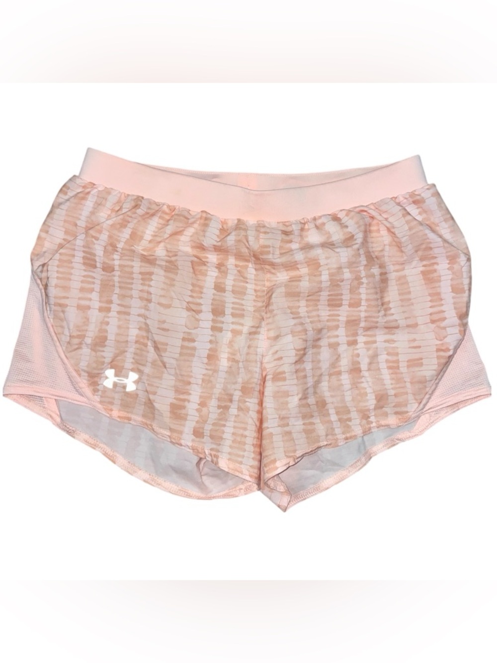 Under Armour Women's Light Pink Patterned Athletic Shorts